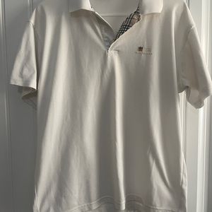 Womens Burberry Polo Pike Medium White